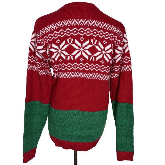 Blizzard Bay  T-Rex Ugly Christmas Sweater Size S - Picture 4 of 13